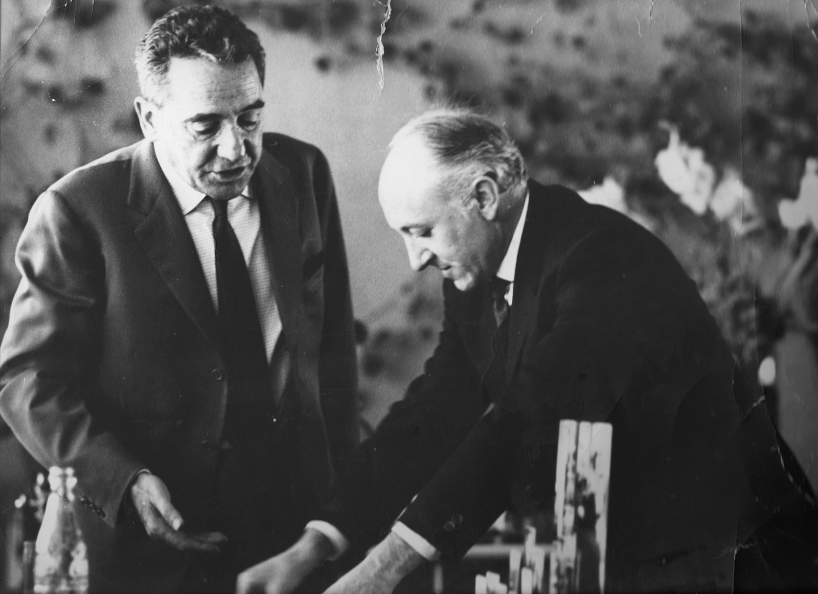 1966. Con Arrigo Castellani