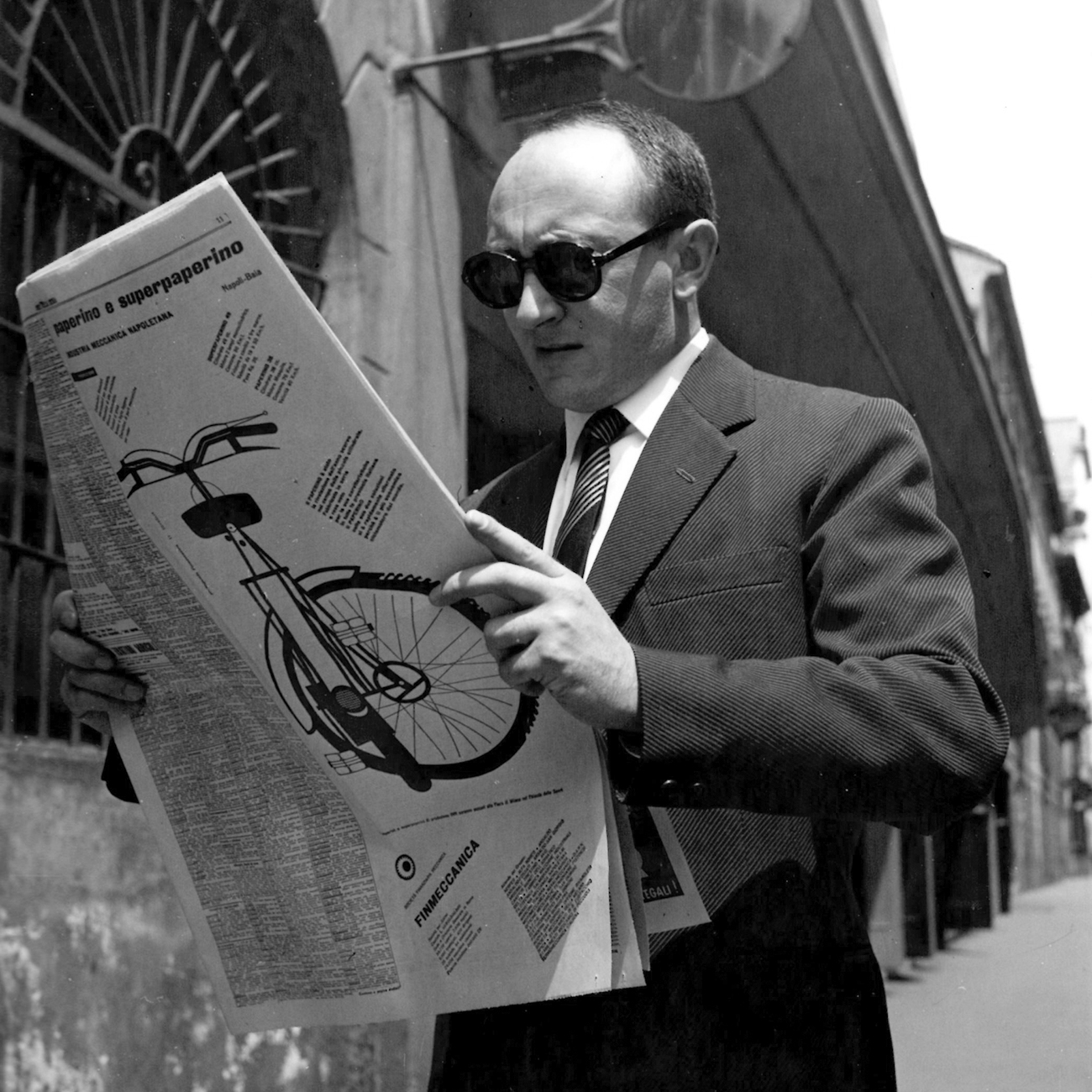 Pino Tovaglia 1957, l’uscita degli annunci Finmeccanica.
