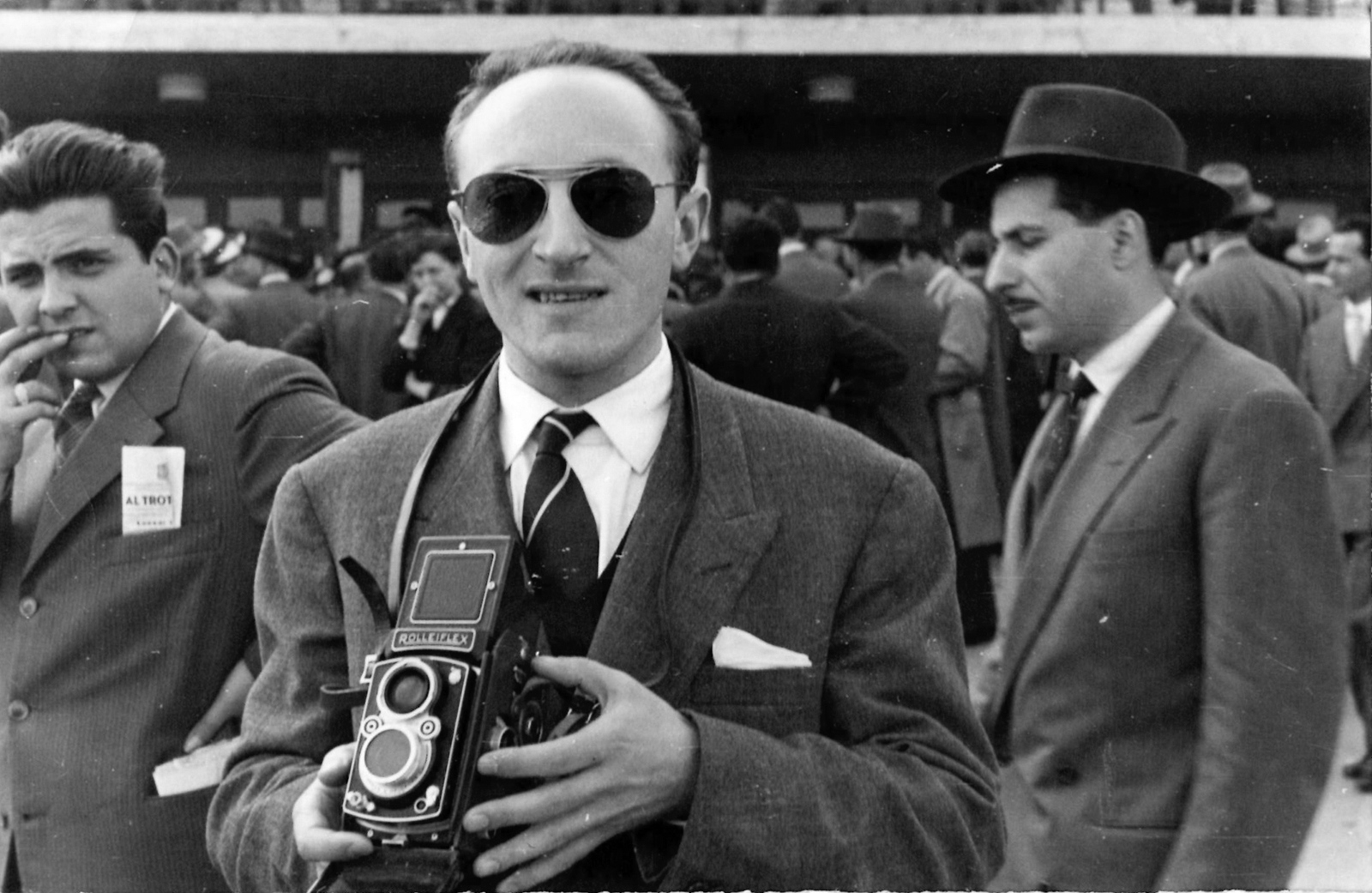 Anni Sessanta, alle corse dei Cavalli Ippodromo di San Siro Milano.